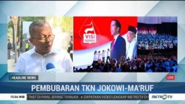Jokowi akan Hadiri Pembubaran TKN
