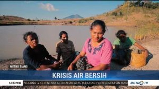 Krisis Air Bersih, Warga Desa Renduwawo Bergantung pada Embung