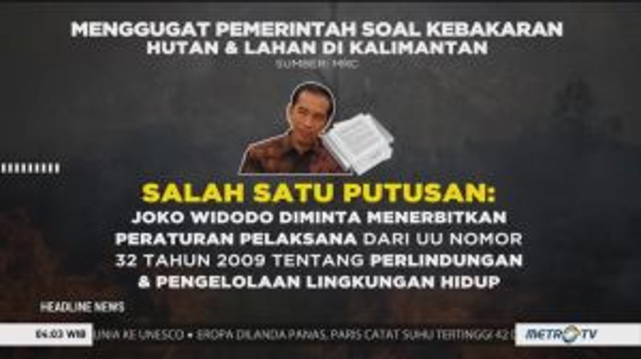 Kronologi Proses Hukum Kasasi Kasus Karhutla