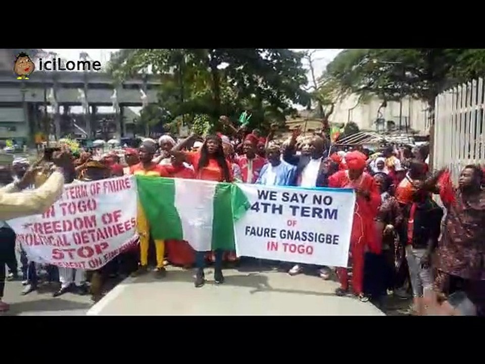 La diaspora togolaise au Nigéria dit non à un 4e mandat de Faure Gnassingbé
