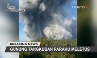 BREAKING NEWS – Gunung Tangkuban Parahu Erupsi, Kolom Abu Capai 200 Meter