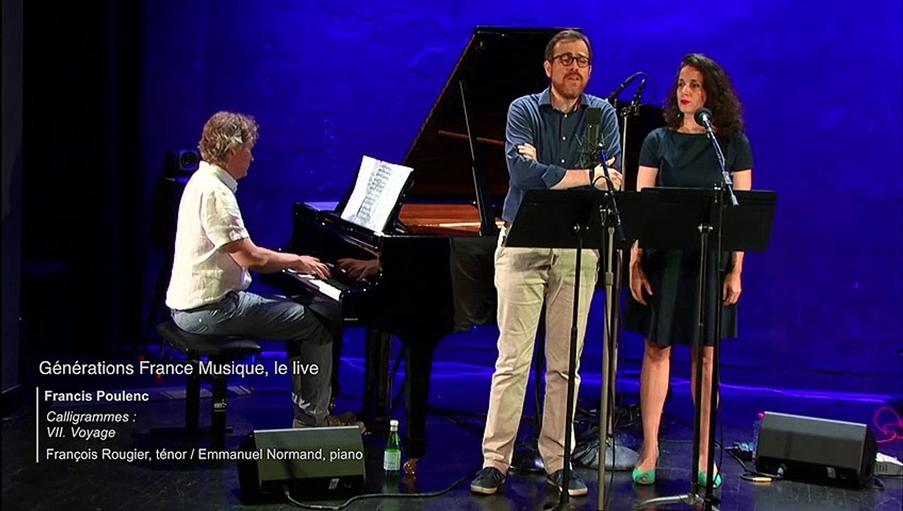 Francis Poulenc : Voyage / Mon cadavre est doux comme un gant (Rougier / Normand); Je te reconnais (Lacroix)