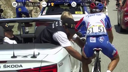 Tour de France 2019 : Terrible, Thibaut Pinot blessé à la cuisse gauche est au plus mal !