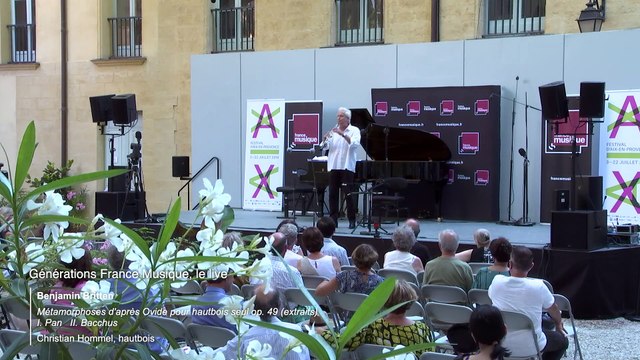 Benjamin Britten : Métamorphoses d'après Ovide pour hautbois (Christian Hommel)