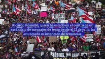 Gobernador de Puerto Rico, Ricardo Rosselló, anuncia su renuncia