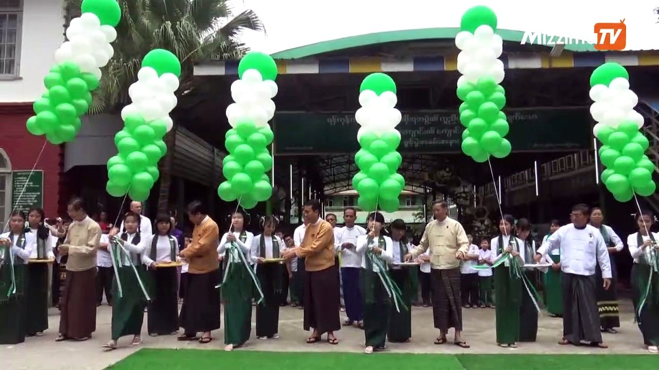ရန္ကုန္တိုင္းအစိုးရအဖြဲ႔ဲရဲ႕ ကူညီပံ့ပိုးေပးမႈနဲ႔ ေဆာင္႐ြက္တဲ့ ေက်ာင္း ၁၆ ေက်ာင္းရဲ႕ စာၾကည့္တိုက္ဖြင့္ပြဲ ျပဳလုပ္ခဲ့ပါတယ္။