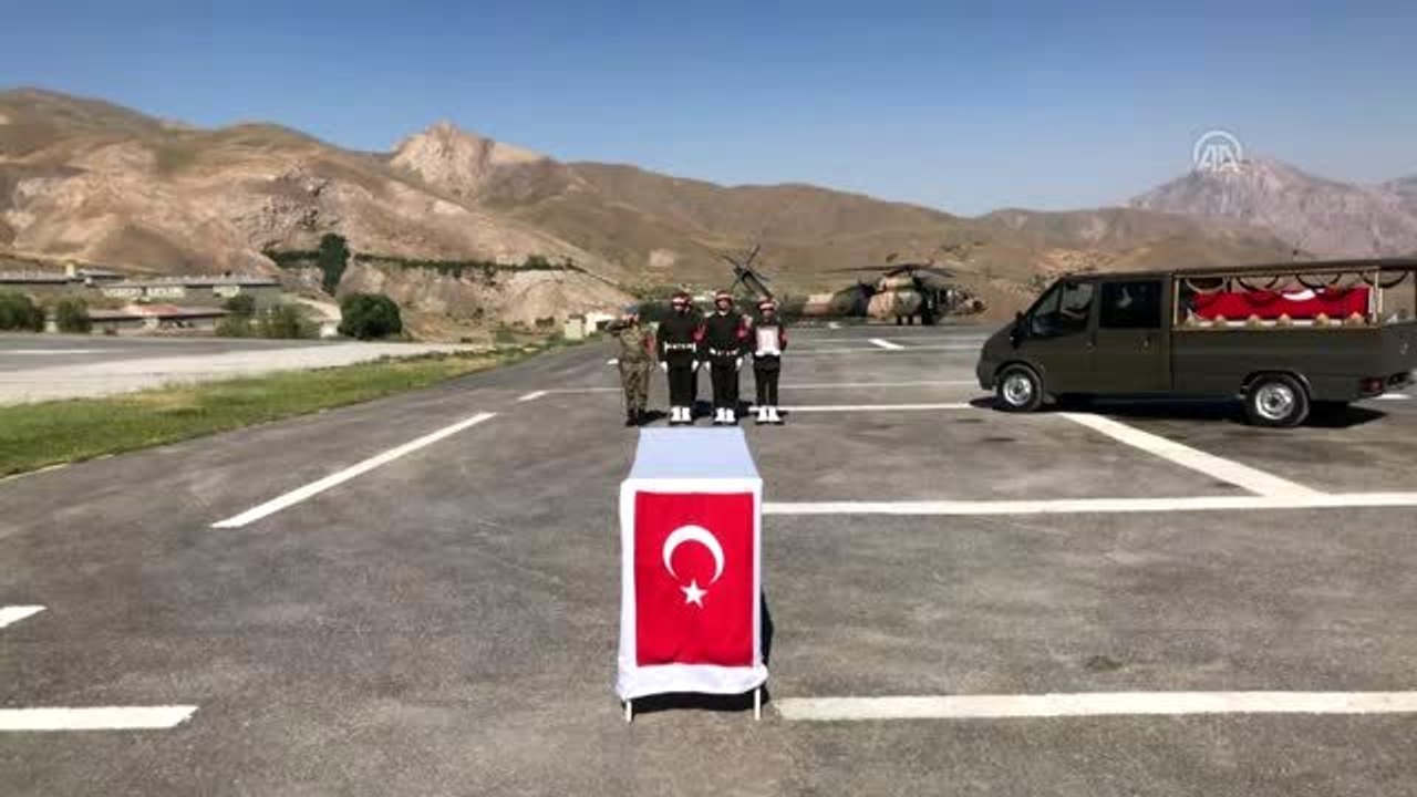 Şehit Piyade Er Yıldız için Hakkari Dağ ve Komando Tugayı'nda tören düzenlendi