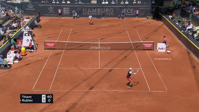 ATP Hamburg: Andrey Rublev bt Dominic Thiem 7-6, 7-6