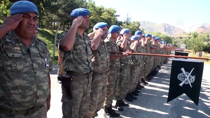 Şehit Piyade Er Yıldız için Hakkari Dağ ve Komando Tugayı'nda tören düzenlendi (2) - HAKKARİ