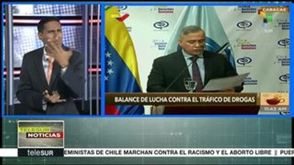 Venezuela: fiscalía ofrece balance de lucha contra el narcotráfico
