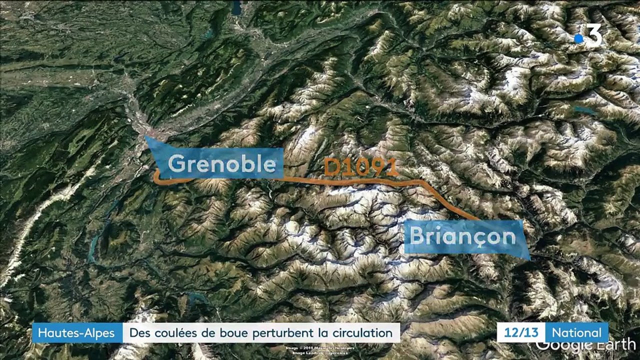 Hautes-Alpes : des coulées de boue perturbent la circulation