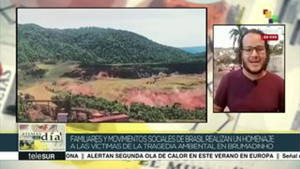 Brasil: homenaje en Brumadinho a muertos por colapso de represa