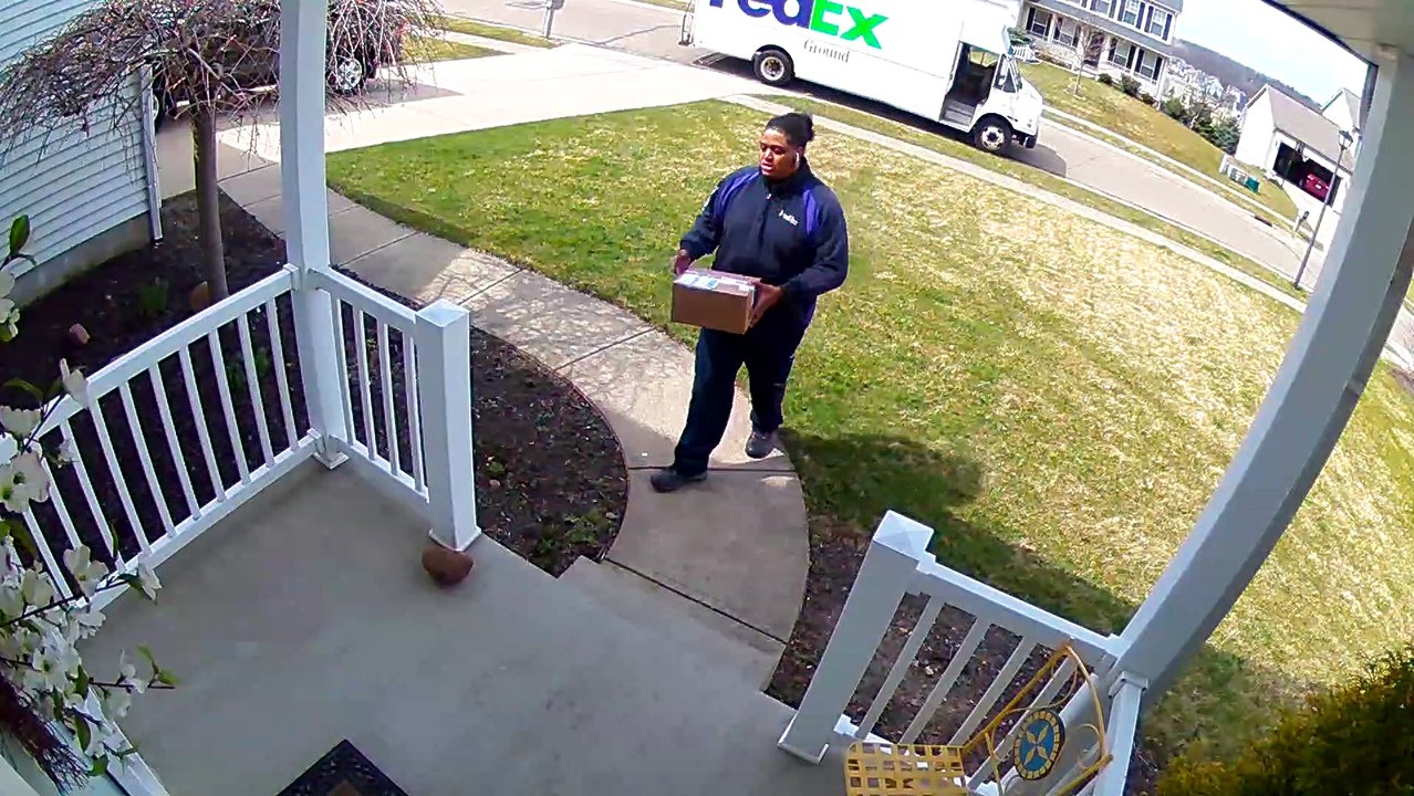 Quick Footed Delivery Man