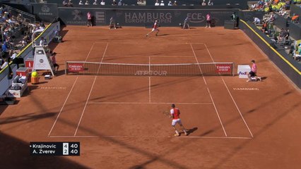 Hambourg - Zverev écarte Krajinovic