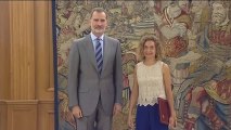 Felipe VI y Meritxell Batet