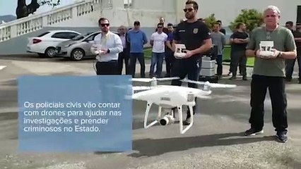 Polícia Civil vai usar drones para caçar bandidos no ES