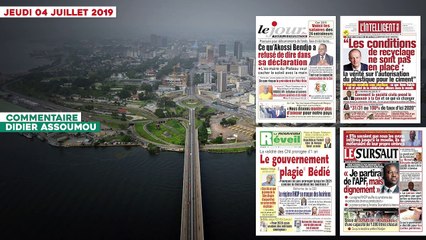 Le Titrologue du 04 juillet 2019- Le gouvernement "plagie" Bédié
