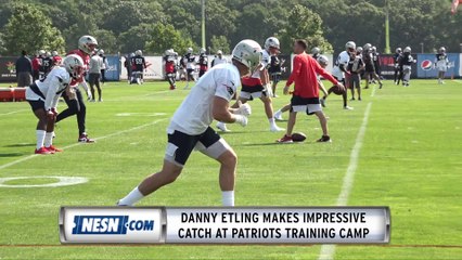 Danny Etling Makes Impressive Catch At Patriots Training Camp