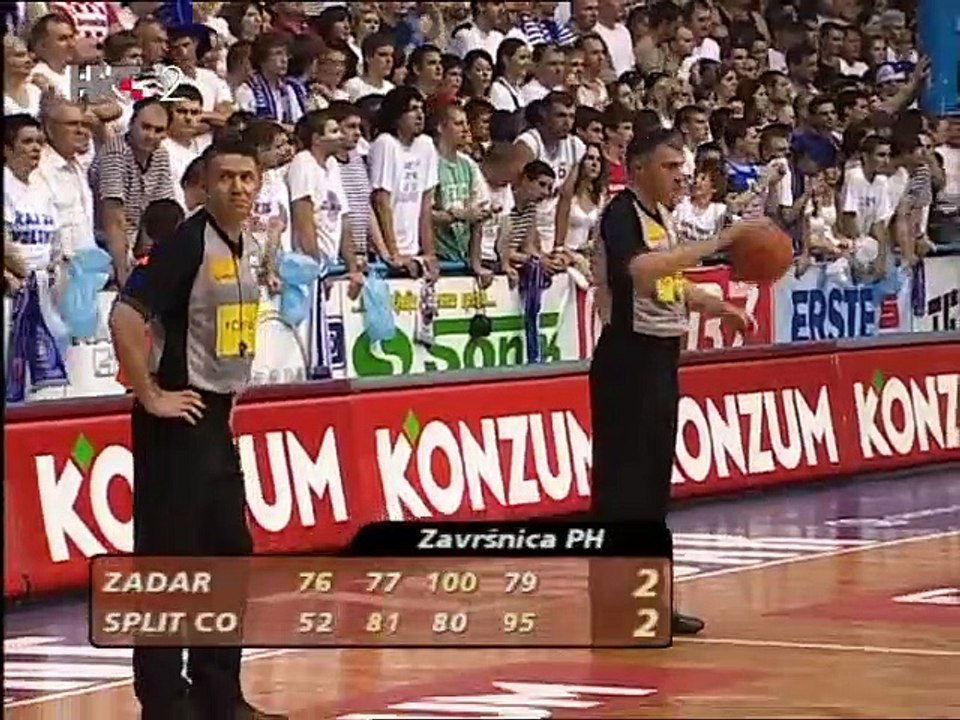 PH u košarci 2007/08 Zadar - Split (1/2)