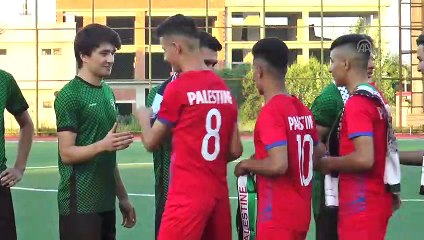Sakarya'da Türkiye-Filistin dostluk karşılaşması yapıldı