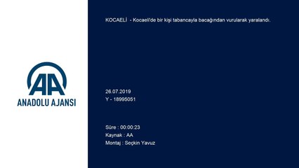 Kocaeli'de silahla yaralama