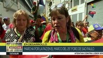 Venezuela: Ciudadanos participan en movilización por la paz y unidad