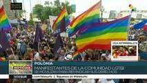 Polonia: Comunidad LGTBI marcha para reivindicar sus derechos