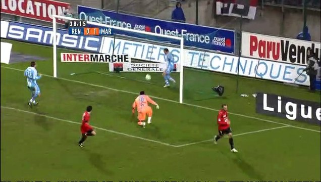 13/01/08 : Mickaël Pagis (39') : Rennes - Marseille (3-1)