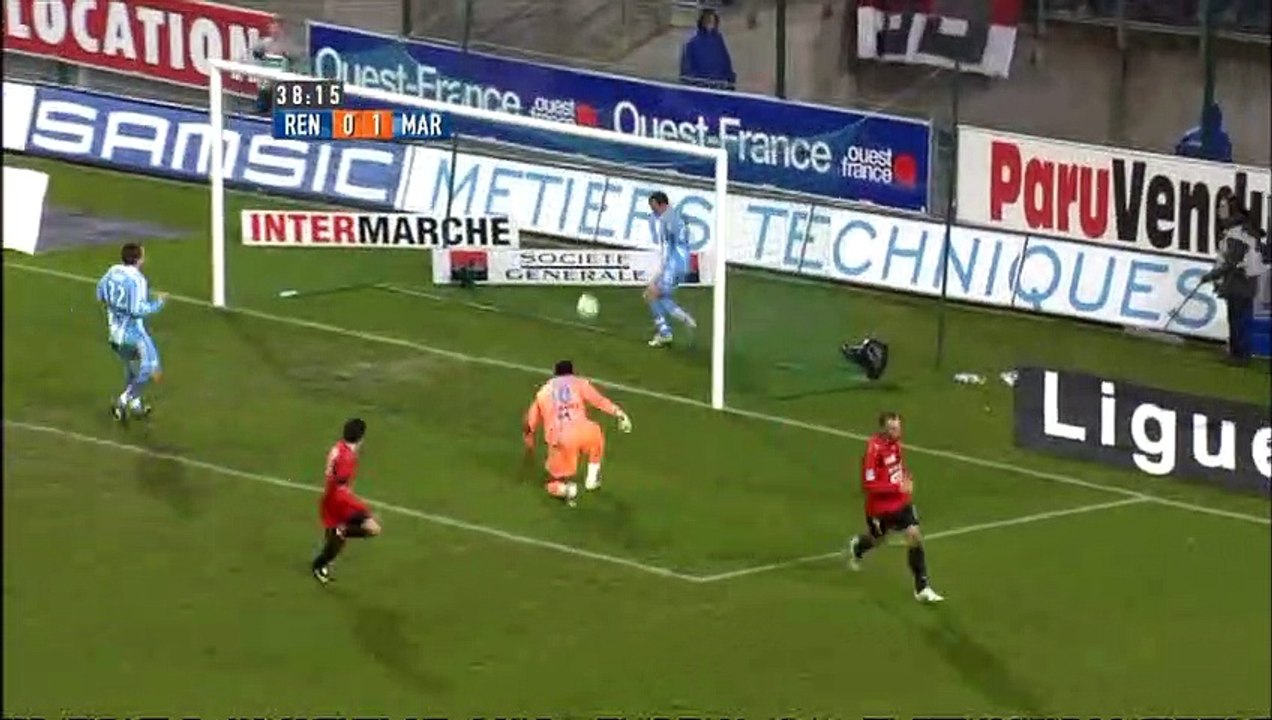 13/01/08 : Mickaël Pagis (39') : Rennes - Marseille (3-1)