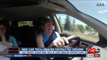 New car tech creates distracted drivers