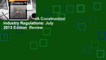 29 Cfr 1926 OSHA Construction Industry Regulations: July 2013 Edition  Review