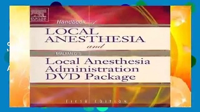 Full E-book Handbook of Local Anesthesia: With Malamed s Local Anesthesia Administration: AND