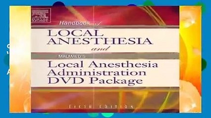 Full E-book  Handbook of Local Anesthesia: With Malamed s Local Anesthesia Administration: AND