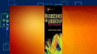 Full E-book  Neuroscience for Leadership: Harnessing the Brain Gain Advantage  For Kindle  Full