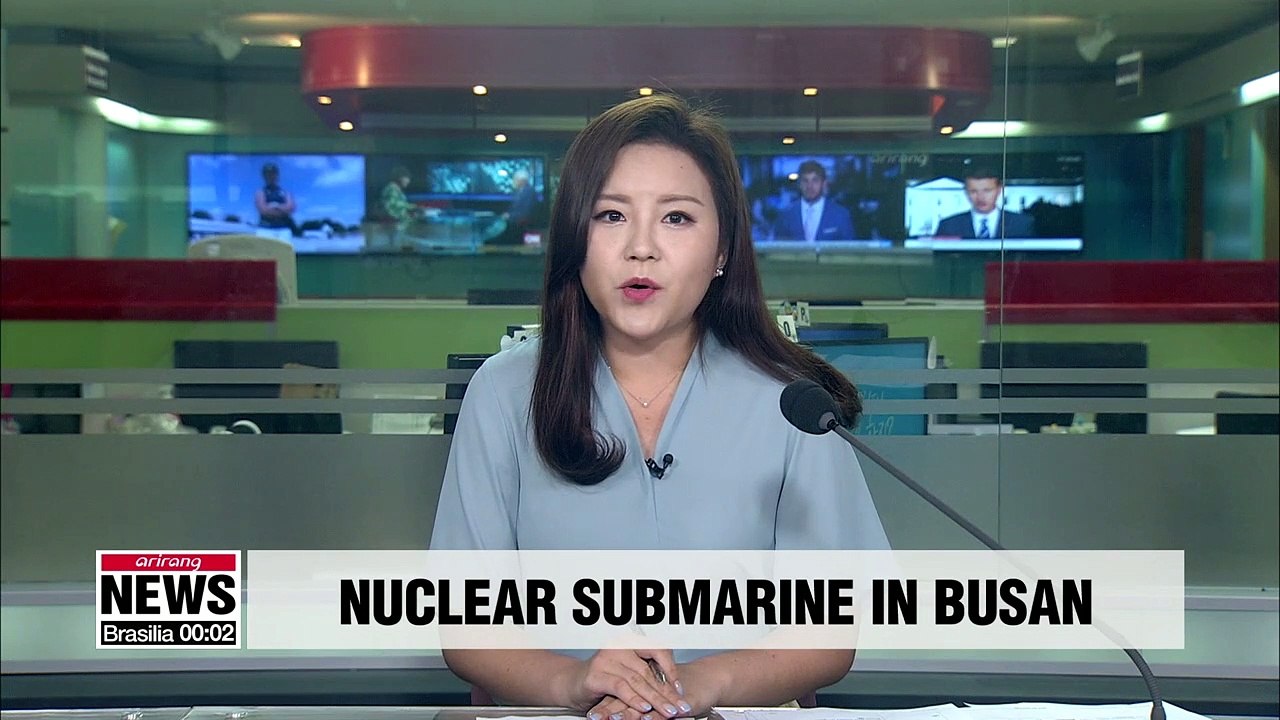 U.S. Navy nuclear submarine in South Korea in a possible show of force