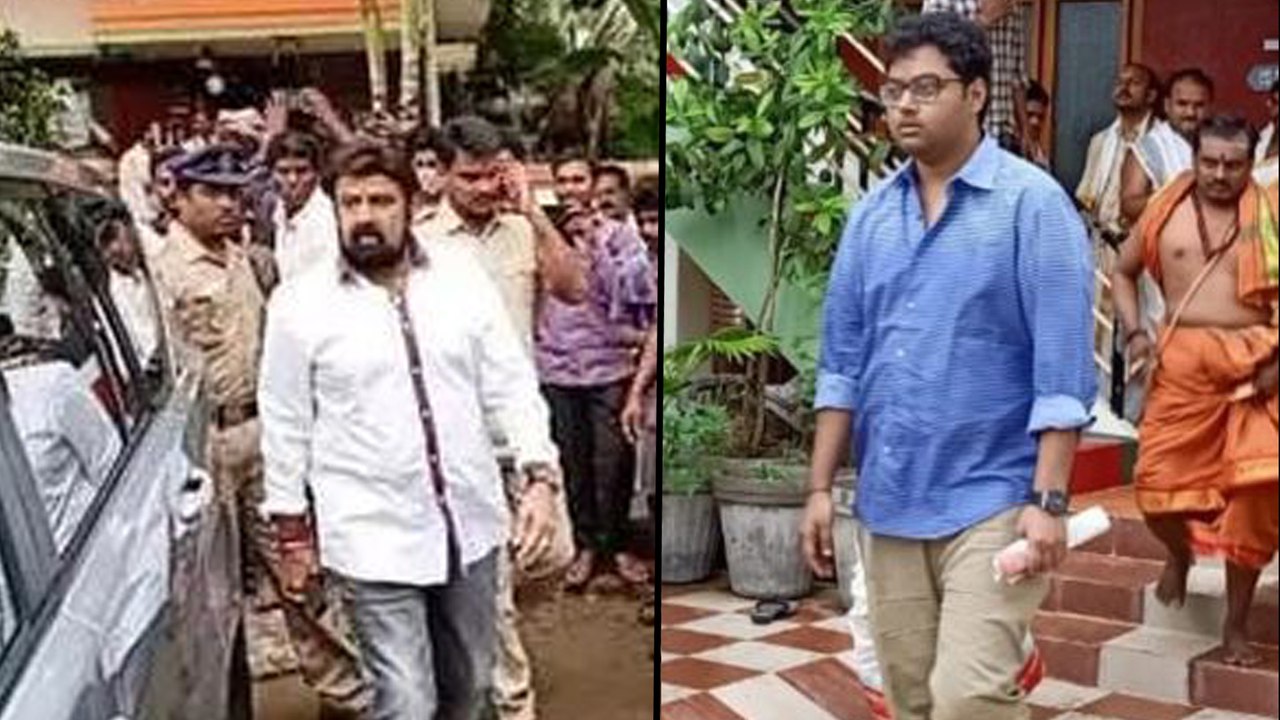 Nandamuri Balakrishna & Mokshagna Performs Special Rituals At Pulletikurru Temple | Filmibeat Telugu
