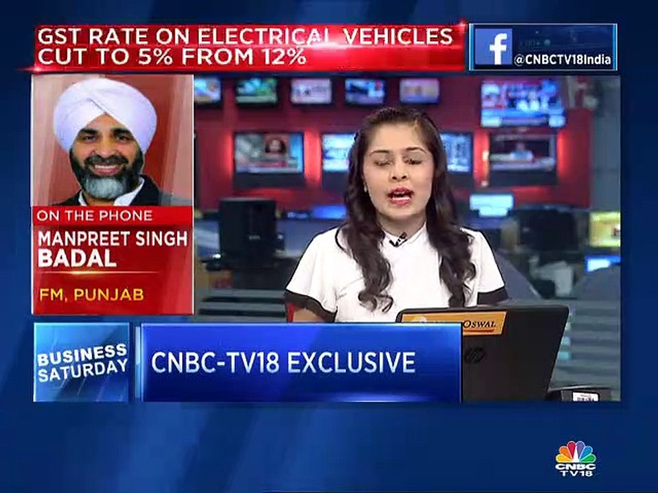GST Council trims rate on electric vehicles, chargers to 5 video Dailymotion