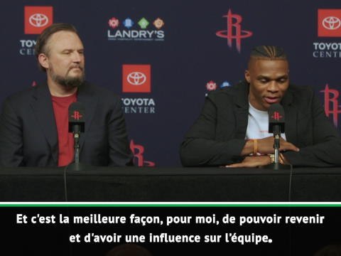 Rockets - Westbrook prêt à sacrifier certaines facettes de son jeu
