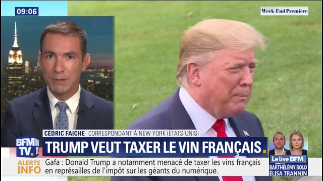 Taxer le vin Français : Trump veut frapper les esprits
