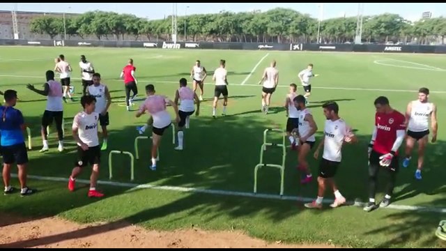 Los Entrenamientos del Valencia CF Ganan un Plus de Intensidad