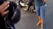 E-5 Karayolu'nda motosikletlinin metrelerce sürüklendiği kaza kamerada