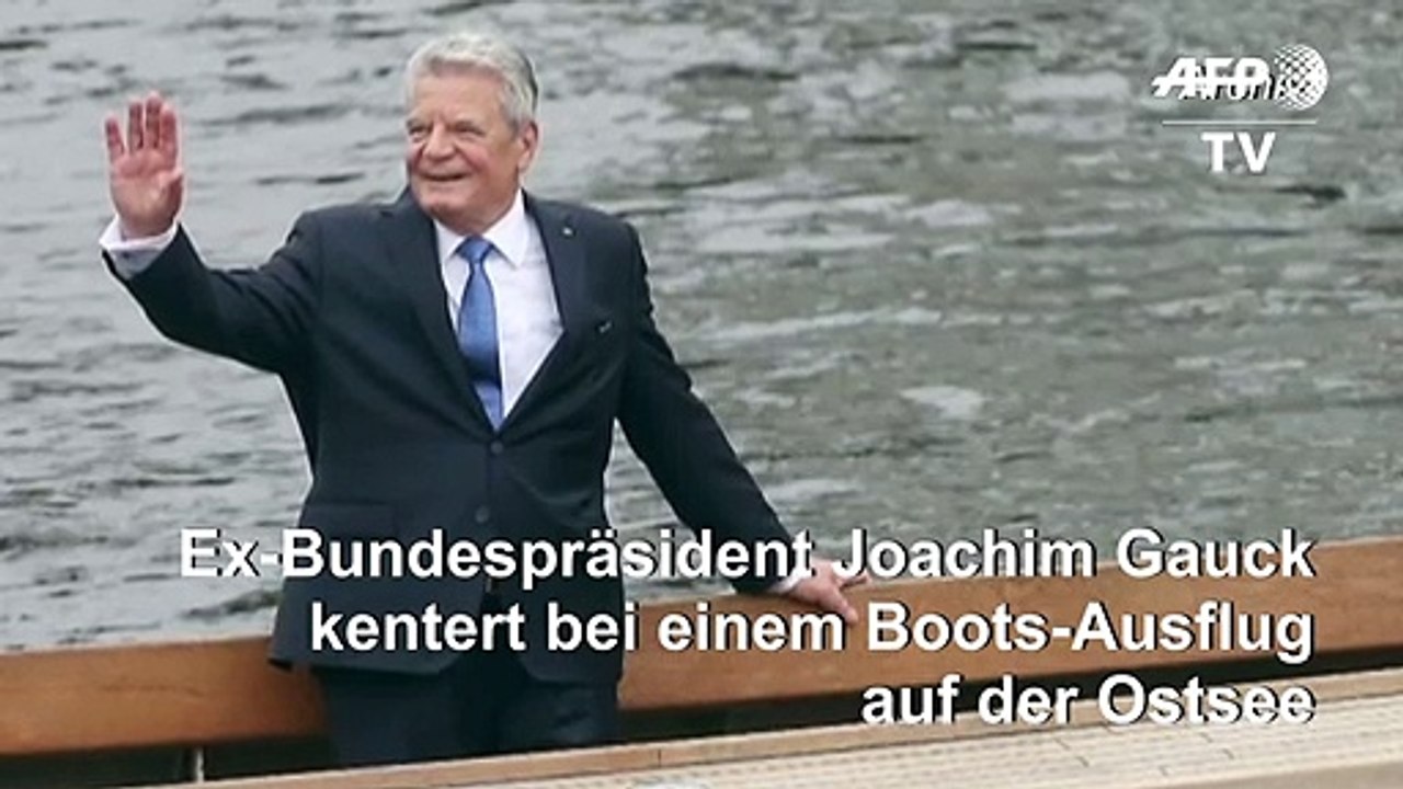 Ex-Bundespräsident Gauck aus Seenot gerettet