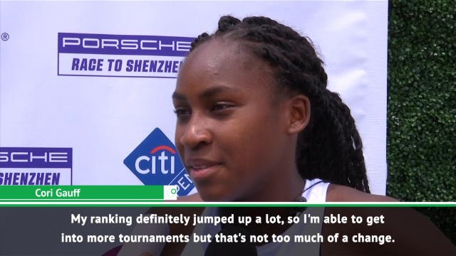 Teenage sensation Gauff hoping to become a role model