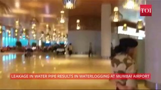 Leakage in water pipe results in waterlogging at Mumbai airport’s Terminal 2