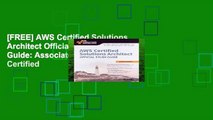 [FREE] AWS Certified Solutions Architect Official Study Guide: Associate Exam (Aws Certified