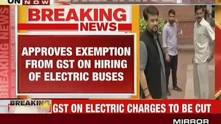 GST rate on electric vehicles slashed from 12% to 5%