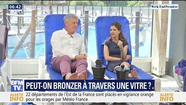 Santé – Les questions de l’été: Peut-on bronzer à travers une vitre ?