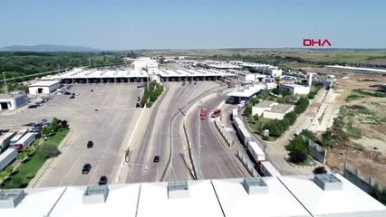 EDİRNE Kapıkule'den 560 bin gurbetçi giriş yaptı