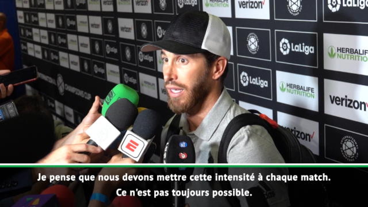 ICC - Sergio Ramos : "Nous avons joué ce match comme un amical, eux comme une finale"