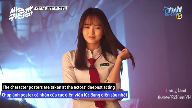 [KSHUNVN][Vietsub+Engsub] 160628 Let's Fight Ghost' Poster Behind Photoshoot